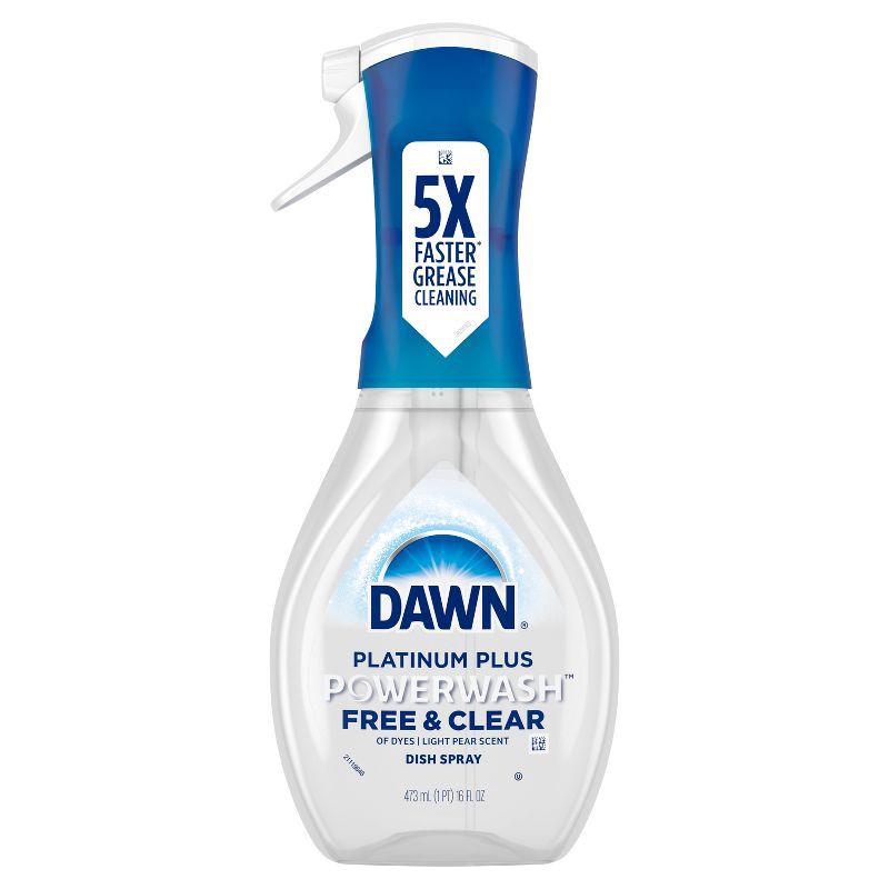 slide 13 of 14, Dawn Platinum Powerwash Spray Starter Kit - Free & Clear - 16 fl oz, 16 fl oz