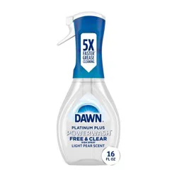 Dawn Platinum Powerwash Spray Starter Kit - Free & Clear - 16 fl oz