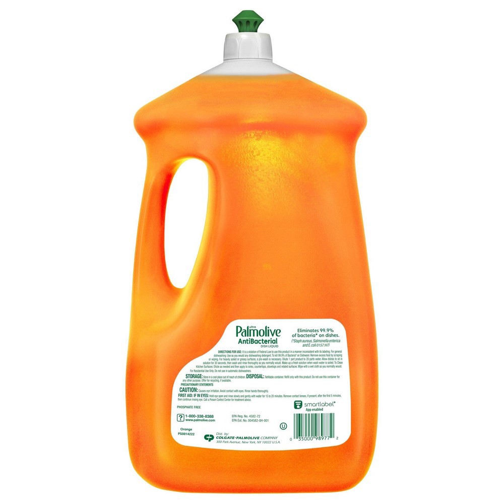 slide 4 of 5, Palmolive Ultra Liquid Antibacterial Dish Soap - Orange - 90 fl oz, 90 fl oz