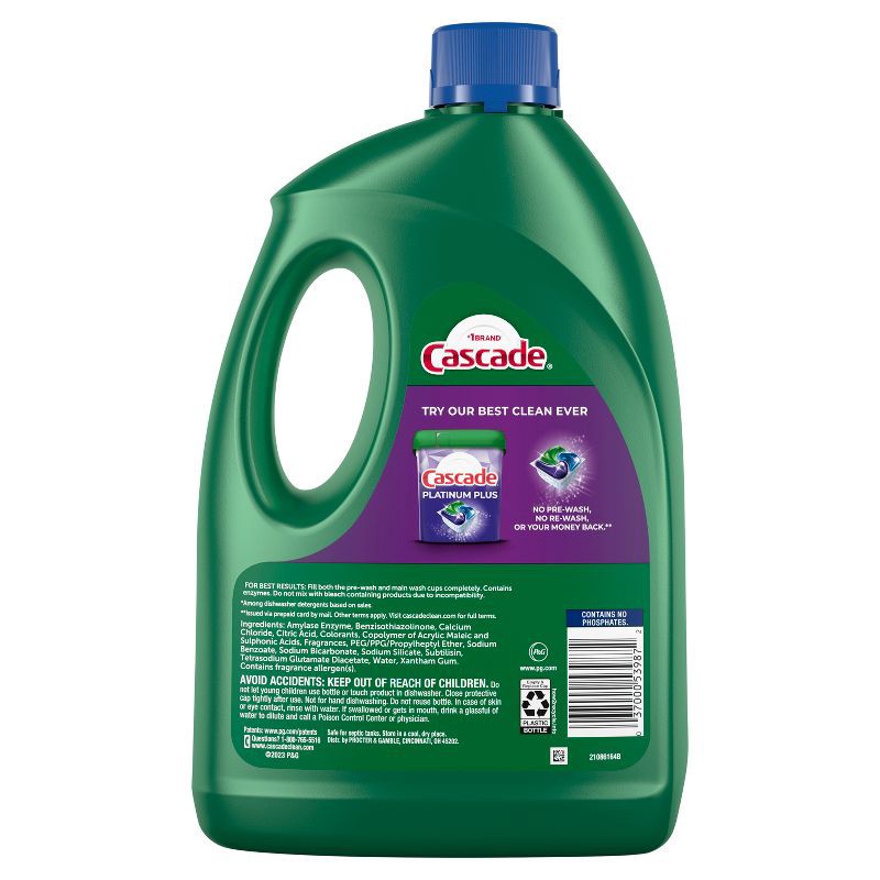 slide 7 of 7, Cascade Complete Dishwashing Liquid Gel Fresh Detergent - 120 fl oz, 120 fl oz