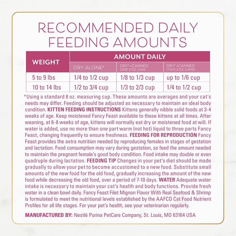 slide 10 of 13, Fancy Feast Gourmet Filet Mignon Beef and Real Seafood Flavor Dry Cat Food - 12lbs, 12 lb