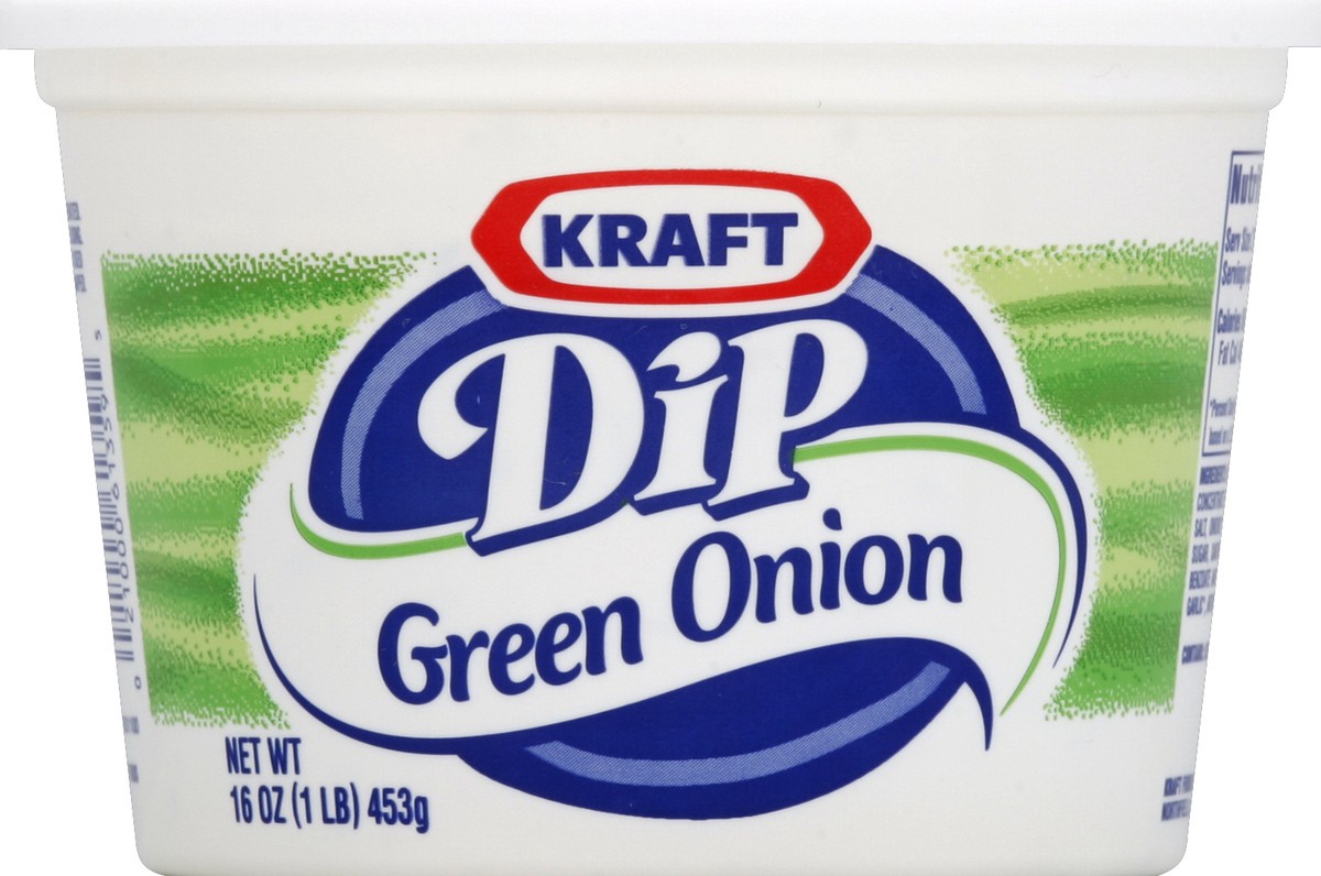 slide 5 of 6, Kraft Dip, Green Onion, 16 oz