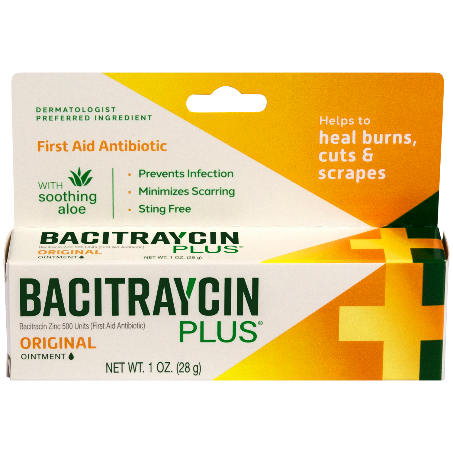 slide 1 of 2, Bacitraycin Plus Original Ointment 1 oz, 1 oz
