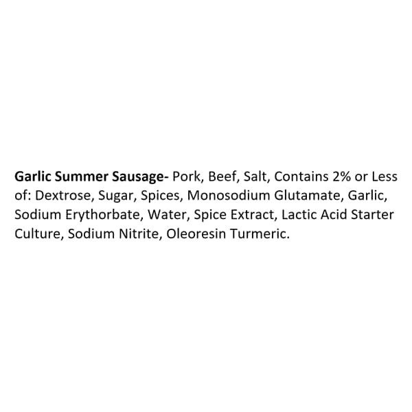 slide 4 of 9, Stoneridge Garlic Summer Sausage 15 oz., 15 oz