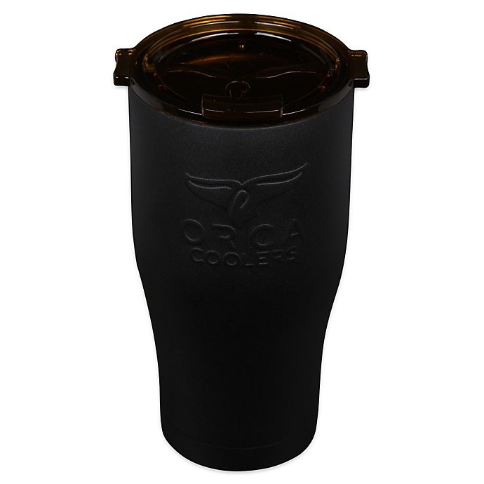 slide 3 of 5, ORCA Team Chaser Tumbler - Black/Gold, 27 oz