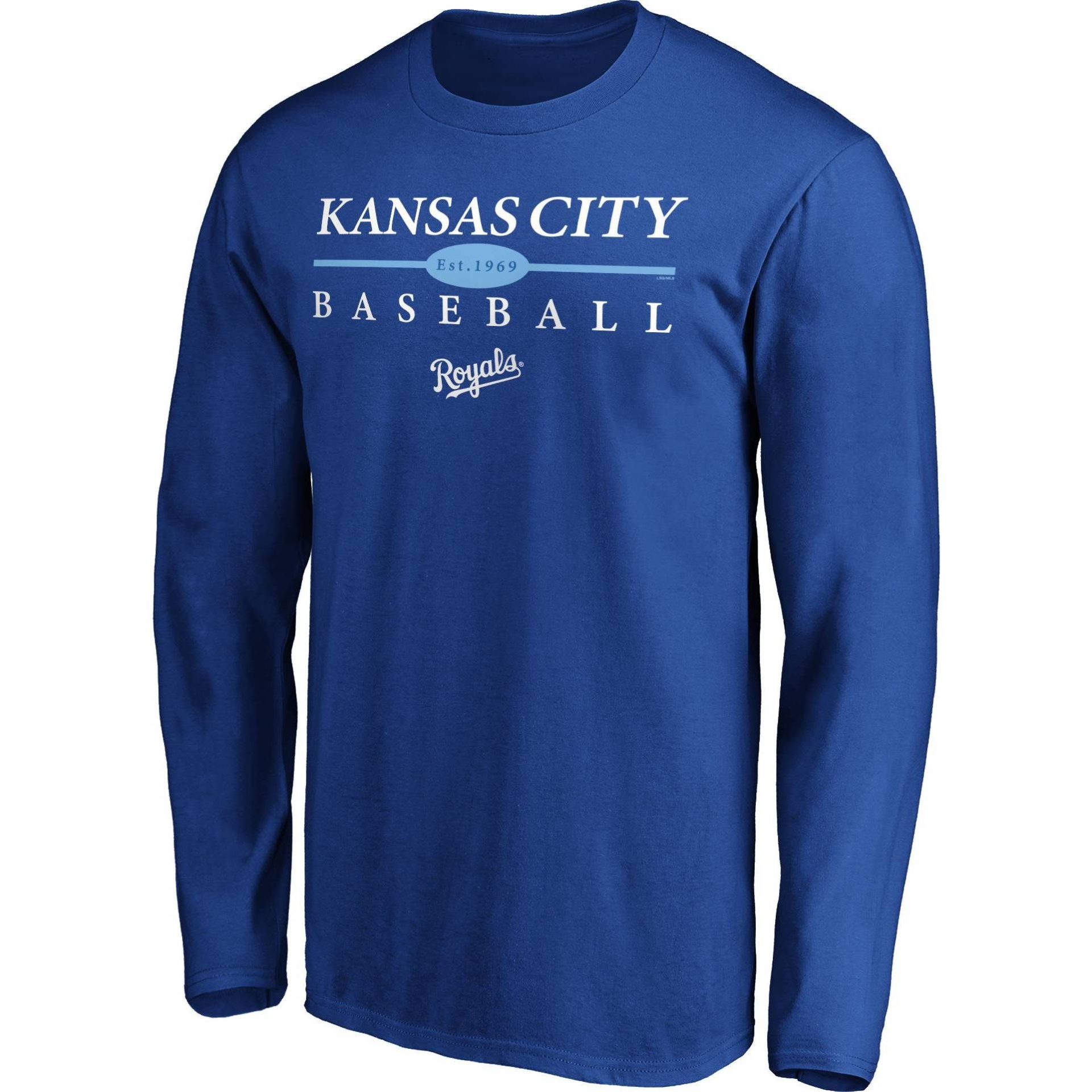 Mlb Kansas City Royals Men's Long Sleeve Core T-shirt - Xxl : Target