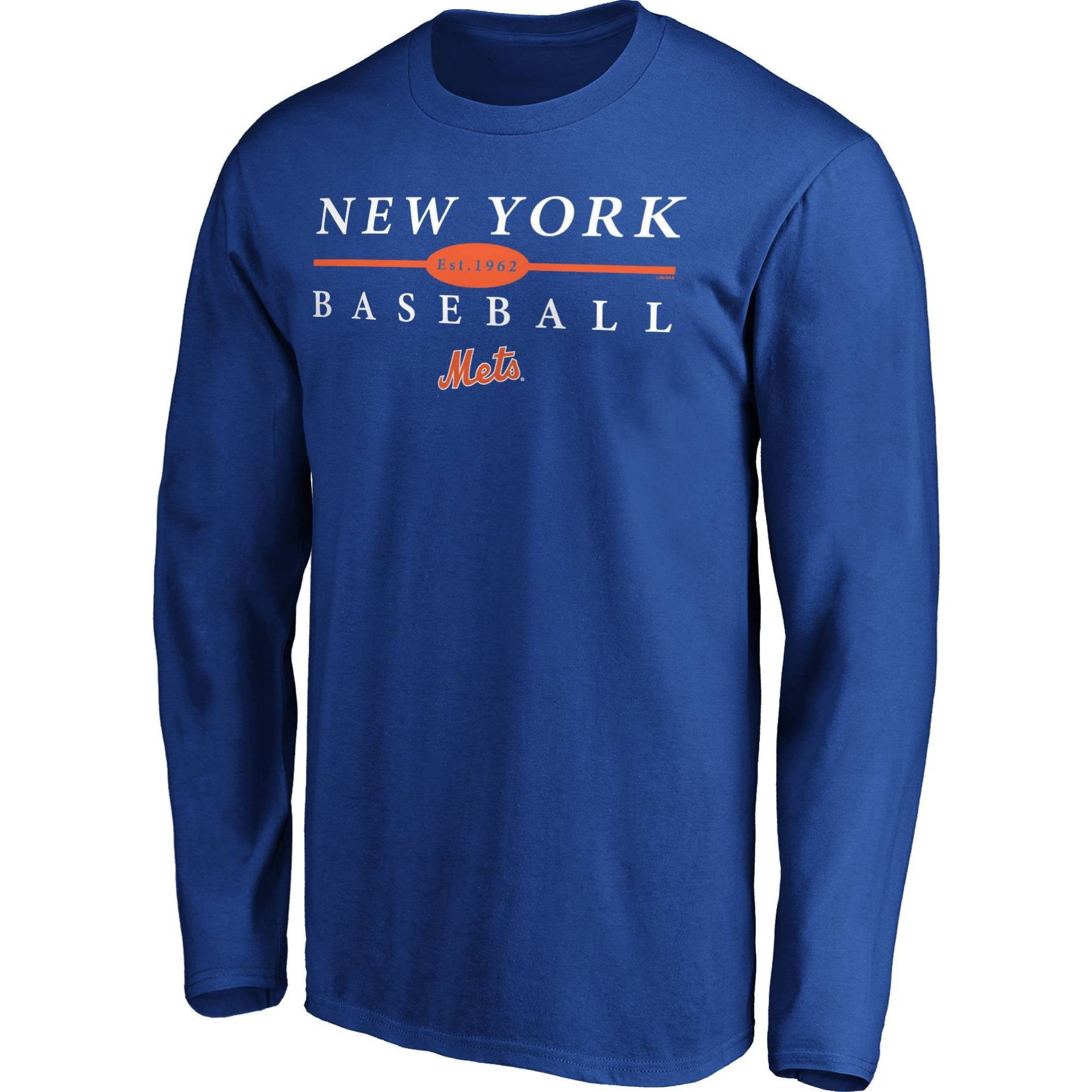 slide 1 of 3, MLB New York Mets Men's Long Sleeve Core T-Shirt - XL, 1 ct