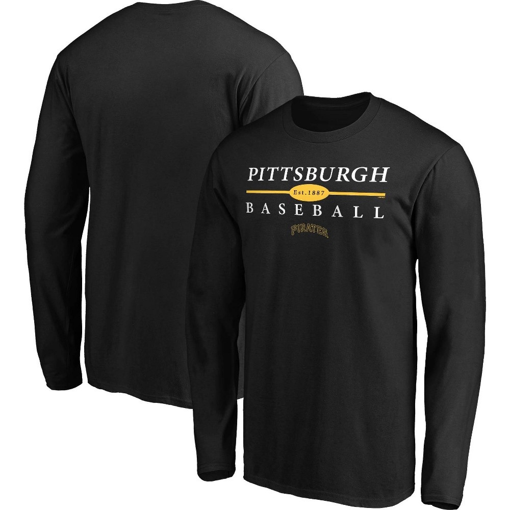 MLB Pittsburgh Pirates Men's Long Sleeve Core T-Shirt - L