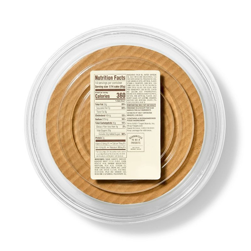 slide 2 of 3, Double Carrot Cake - 7" - Favorite Day™, 1 ct