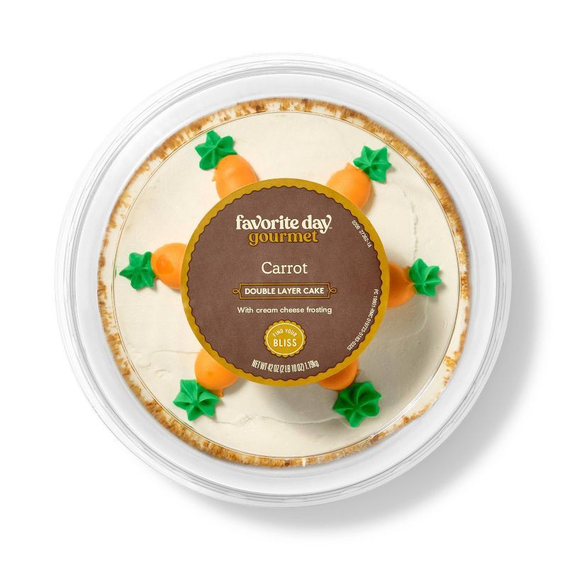slide 1 of 3, Double Carrot Cake - 7" - Favorite Day™, 1 ct
