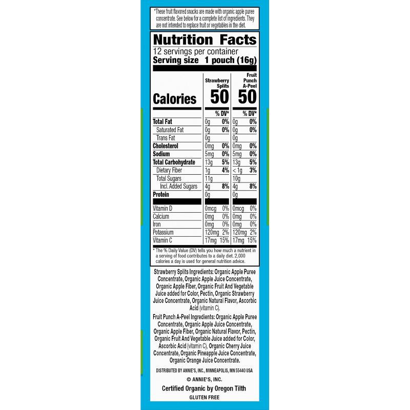 slide 5 of 6, Annie's Organic Peel a Part Value Pack - 6.7oz/12ct, 6.7 oz, 12 ct