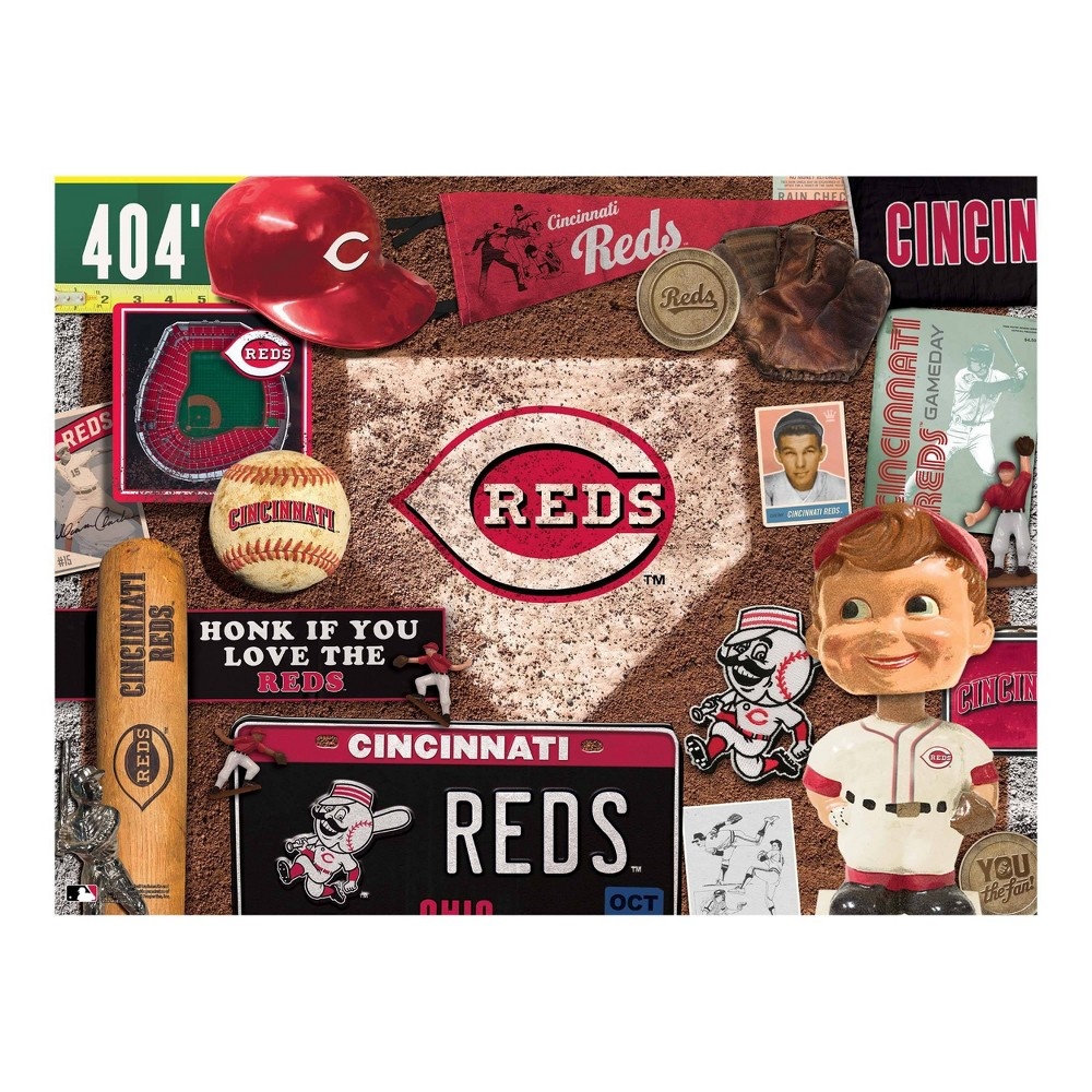 MLB Cincinnati Reds Retro Series Puzzle 500 ct Shipt