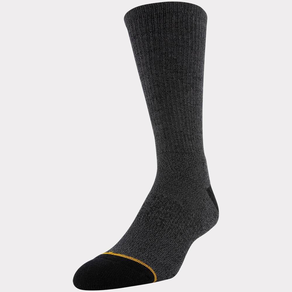 slide 2 of 3, Signature Gold by GOLDTOE Men's Native Nomad Crew Colorblock Sport Socks - Black, 2 ct