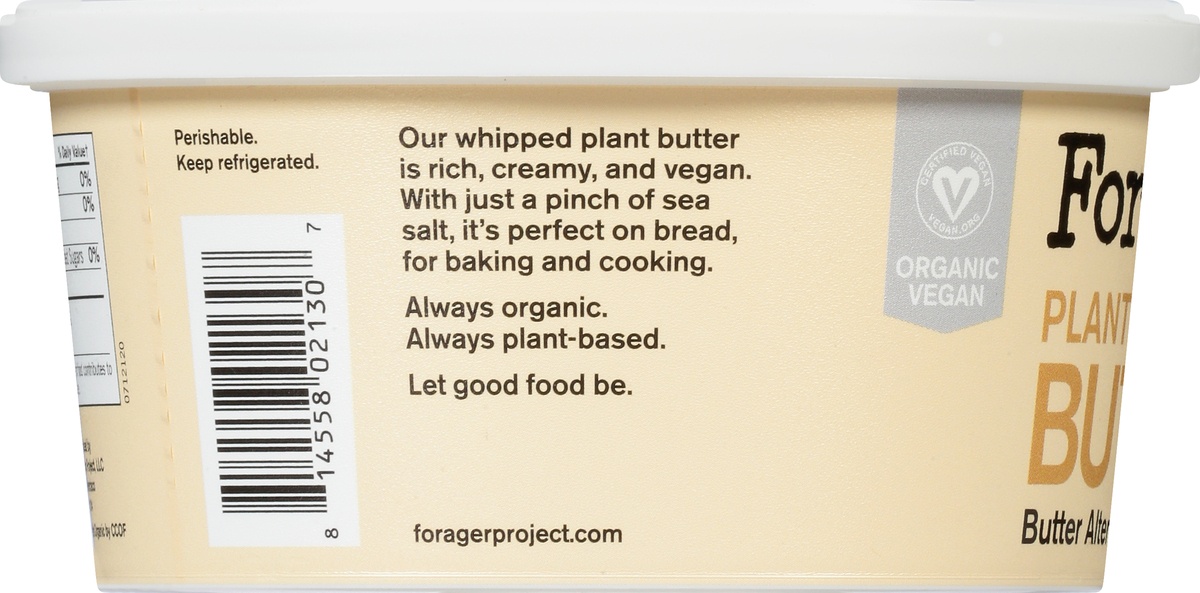 slide 6 of 10, Forager Project Organic Dairy-Free Buttery Spread With Peruvian Salt, 10 oz