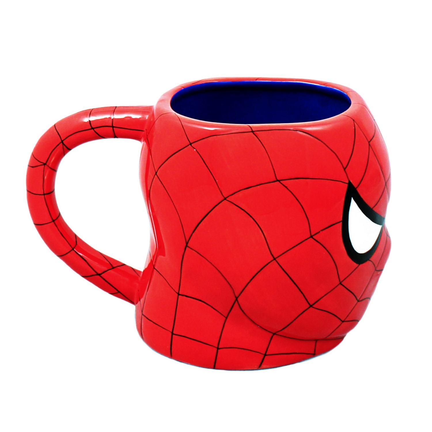 slide 2 of 2, SILVER BUFFALO Sb Spiderman 3d Sculpted Ceramic Mug, 20 oz