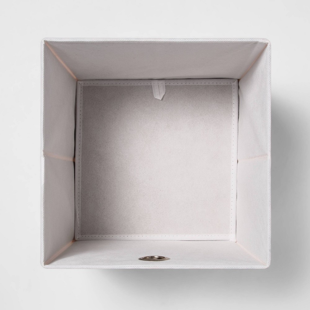 slide 4 of 4, 11" Fabric Cube Storage Bin Stripe - Room Essentials, 1 ct