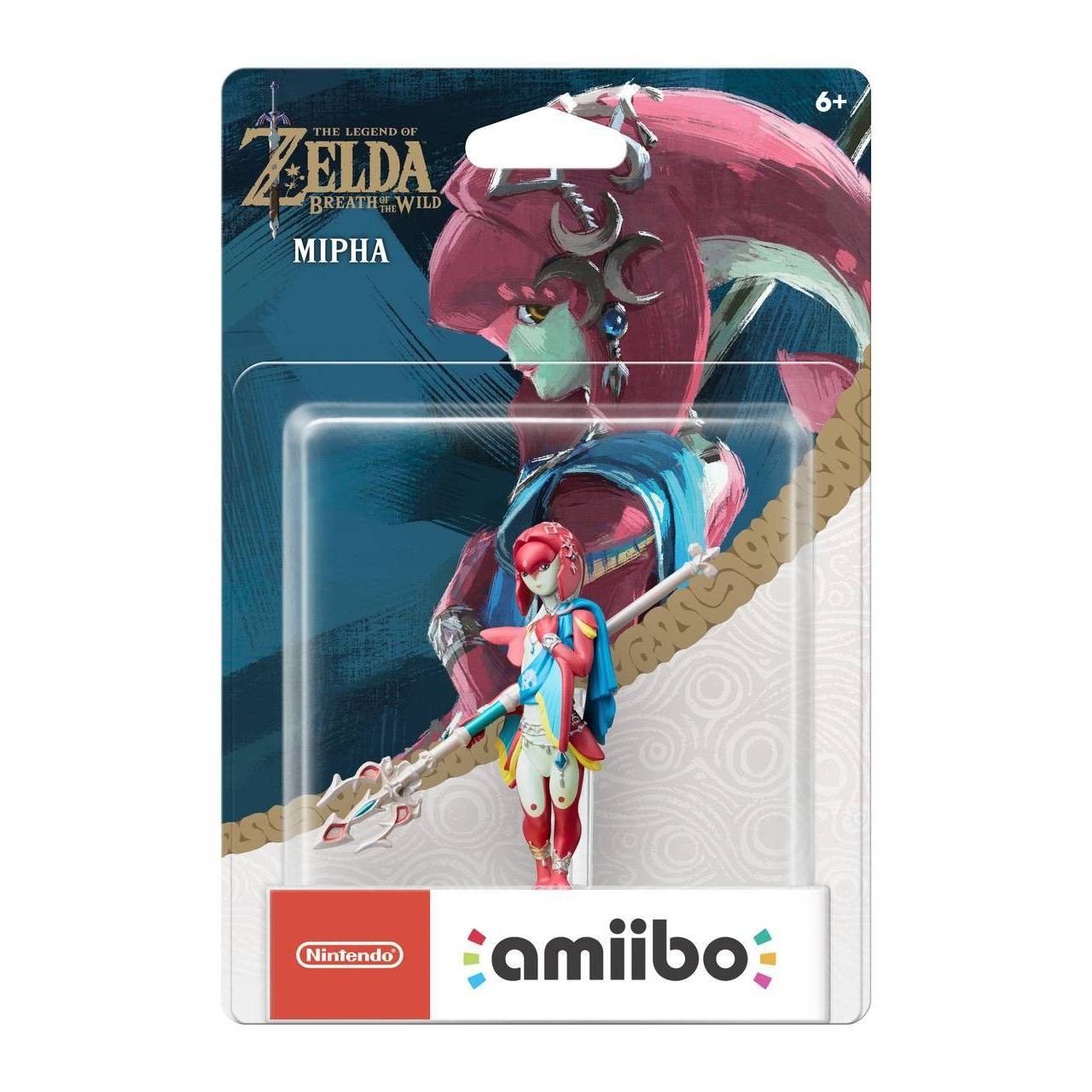 slide 1 of 2, The Legend of Zelda: Breath of the Wild amiibo Figure - Mipha, 1 ct