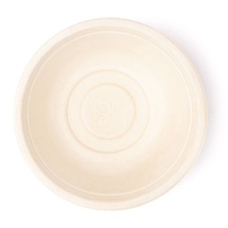 slide 3 of 10, Matter Compostable Fiber Disposable Bowls - Natural - 16oz/20ct, 20 ct; 16 oz