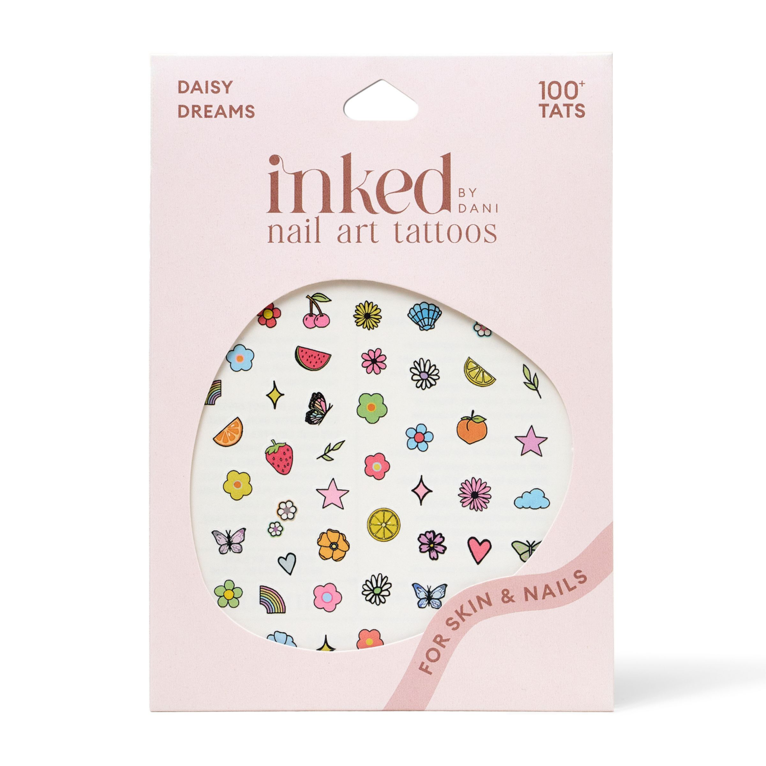 slide 1 of 1, Daisy Dreams Nail Art Tattoos, 1 ct