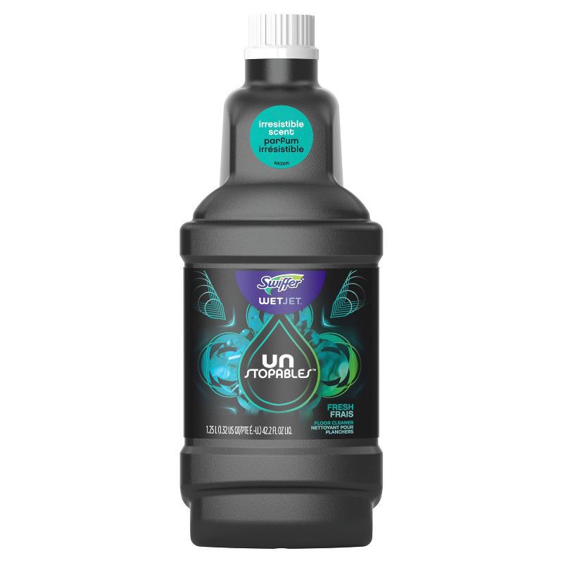 slide 1 of 1, Swiffer WetJet Cleaner Solution Unstopables - Fresh - 1.25L, 1.25 liter