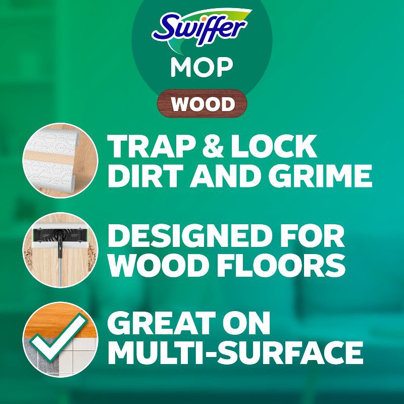 slide 3 of 9, Swiffer Sweeper Wet Refill Wood - Citrus - 20ct, 20 ct