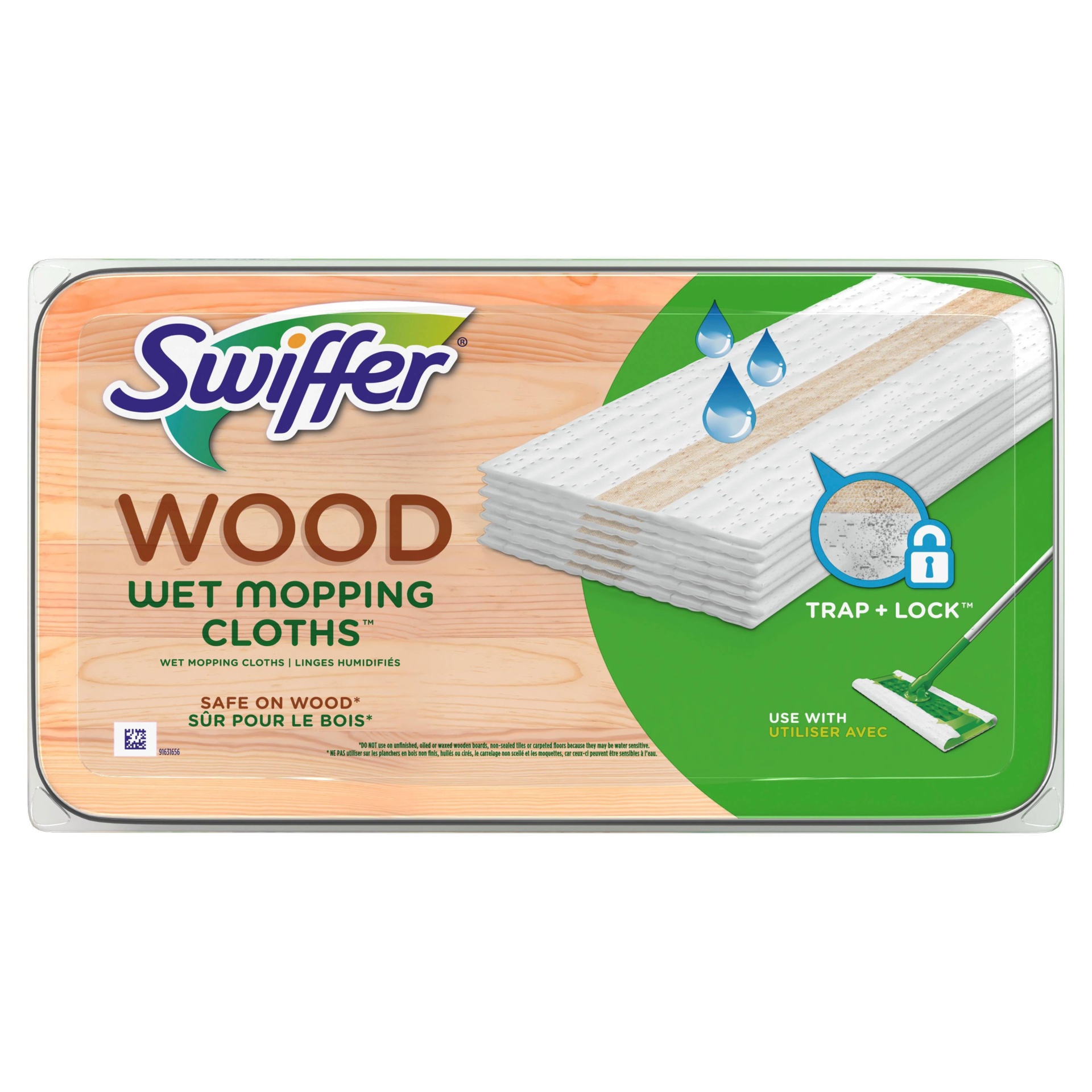 slide 1 of 17, Swiffer Sweeper Wet Refill Wood - 20ct, 20 ct