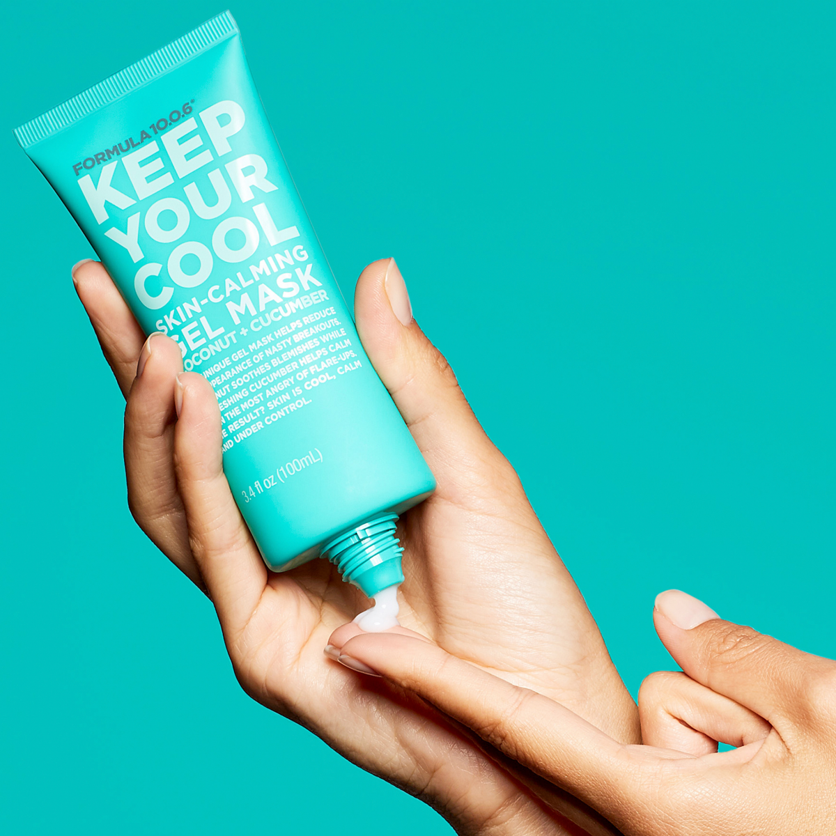 slide 6 of 6, Formula 10.0.6 Skin-Calming Coconut + Cucumber Gel Mask 3.4 fl oz, 3.4 fl oz