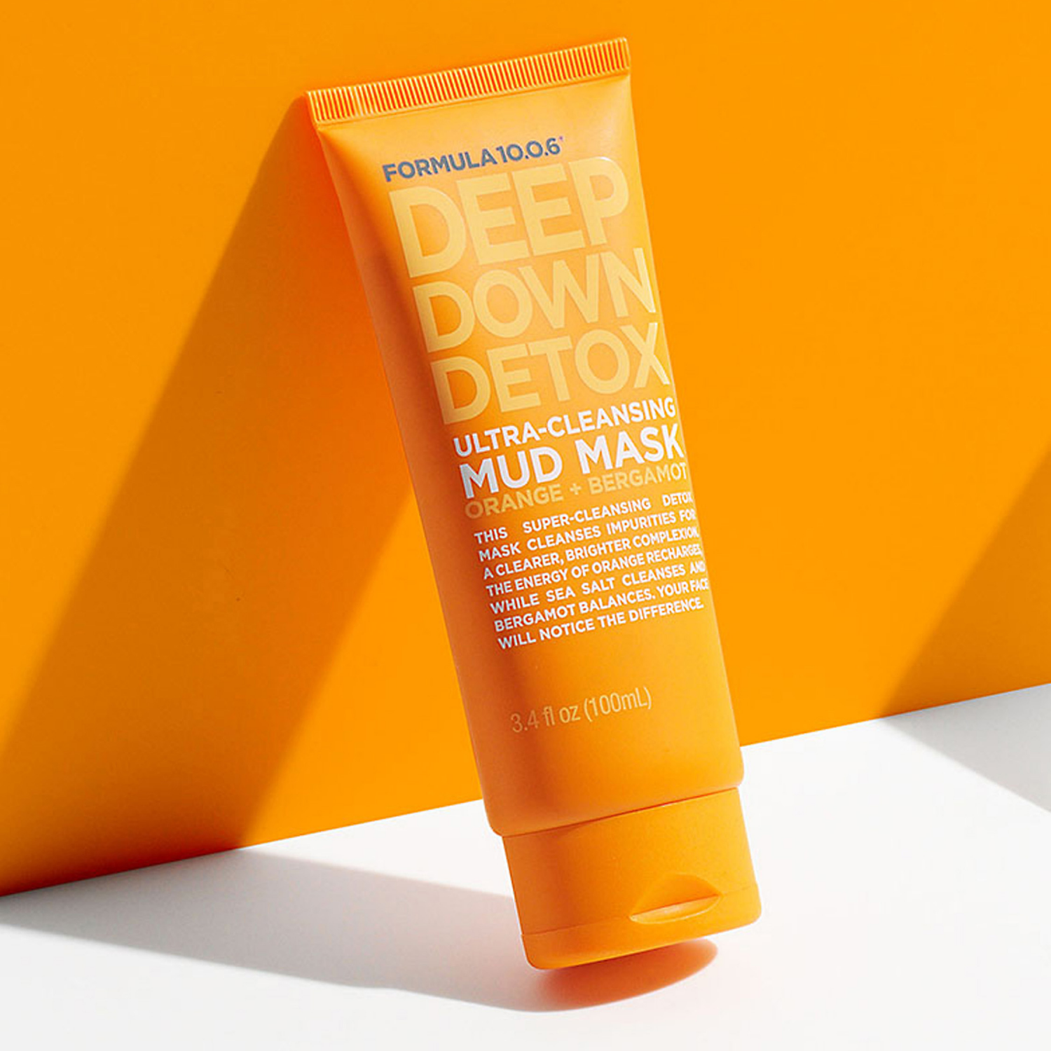 slide 4 of 4, Formula 10.0.6 Ultra-Cleaning Orange + Bergamot Mud Mask 3.4 fl oz, 3.4 oz