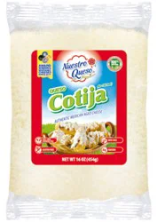 Nq Cotija Cheese Grated 12 - 16 Oz