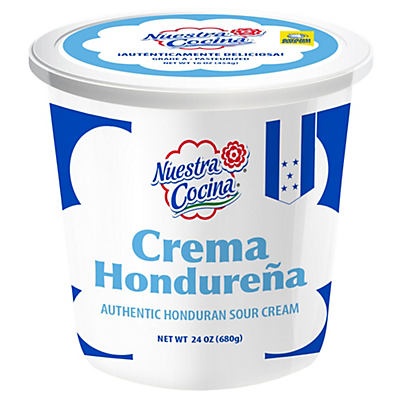 slide 1 of 1, Nuestra Cocina Crema Hondurena, 24 oz