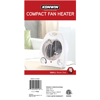 slide 4 of 5, Konwin Portable Fan Heater, 1 ct