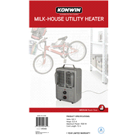 slide 5 of 5, Konwin Milk House Heater, 1 ct