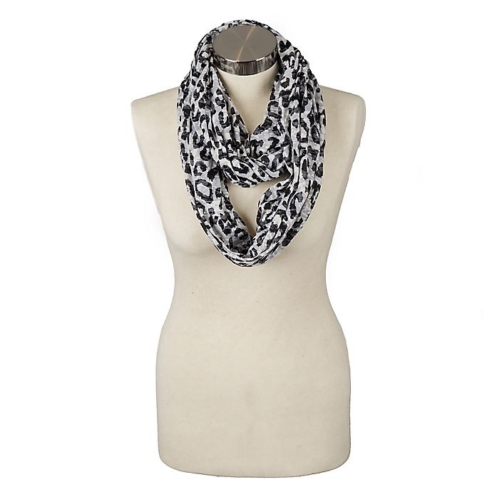 slide 5 of 5, Itzy Ritzy Nursing Happens Infinity Breastfeeding Scarf - Cheetah Girl, 1 ct