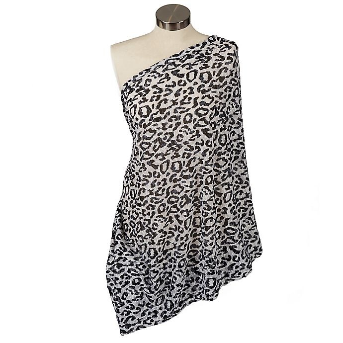 slide 2 of 5, Itzy Ritzy Nursing Happens Infinity Breastfeeding Scarf - Cheetah Girl, 1 ct