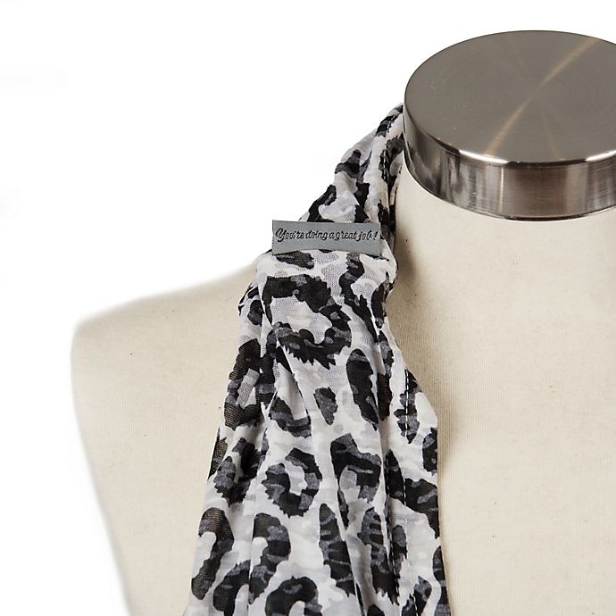 slide 4 of 5, Itzy Ritzy Nursing Happens Infinity Breastfeeding Scarf - Cheetah Girl, 1 ct