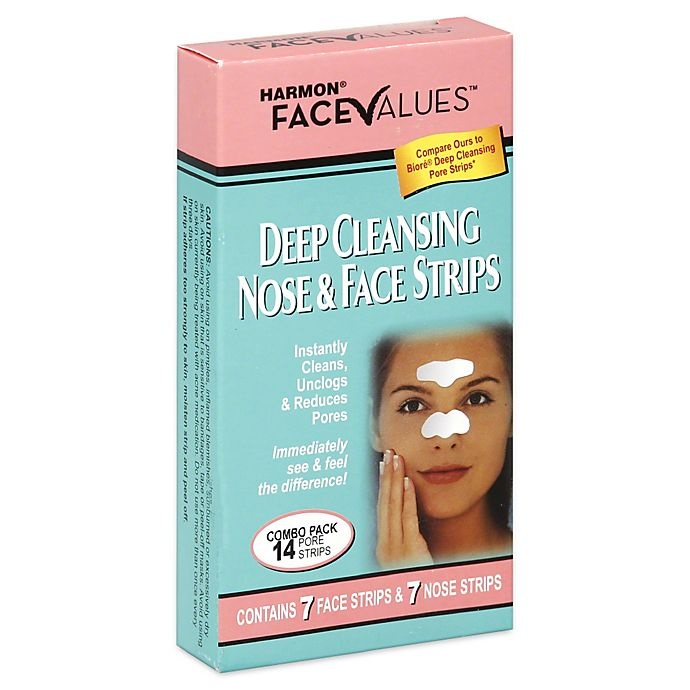 slide 1 of 2, Harmon Face Values Nose & Face Strips, 14 ct