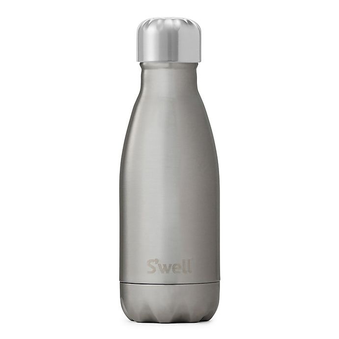 slide 1 of 2, S'well Silver Lining Water Bottle - Grey, 9 oz