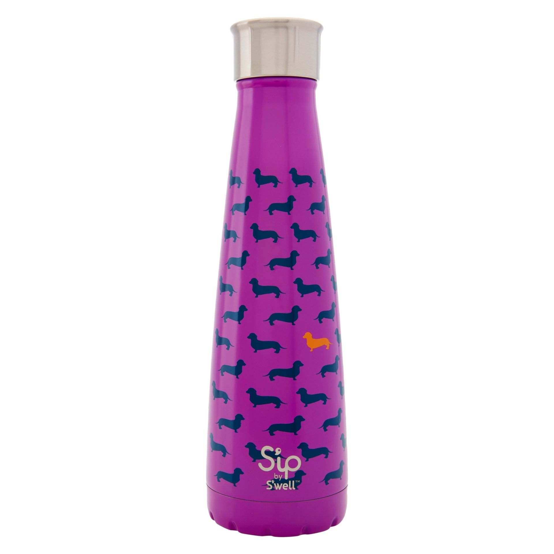 slide 1 of 6, S'Ip by S'Well Stainless Steel Insulated Water Bottle - Top Dog Purple, 15 oz