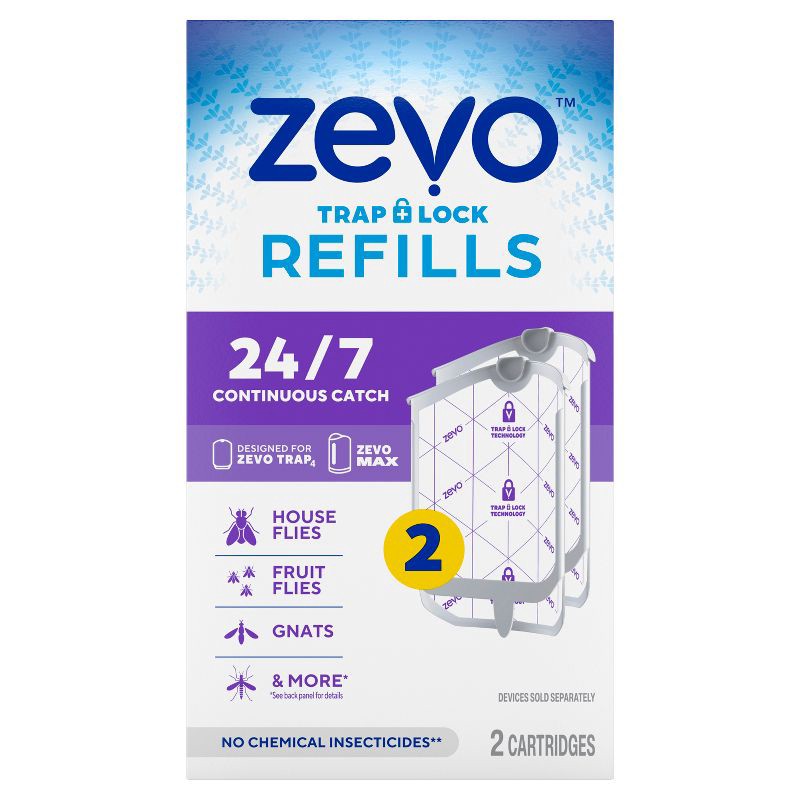slide 12 of 13, Zevo Flying Insect Trap Refills - 2ct, 2 ct