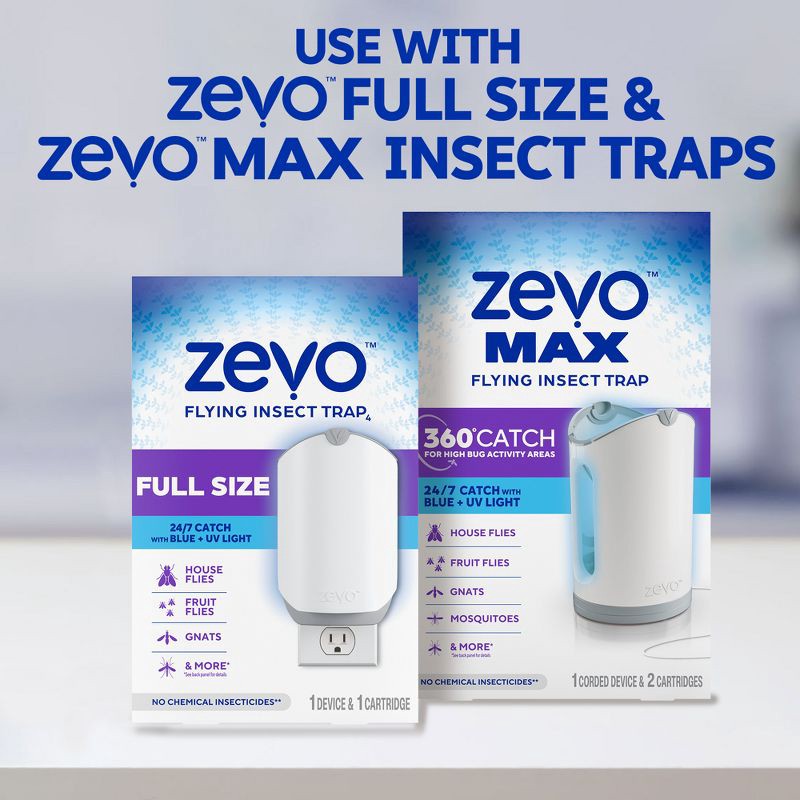slide 8 of 13, Zevo Flying Insect Trap Refills - 2ct, 2 ct