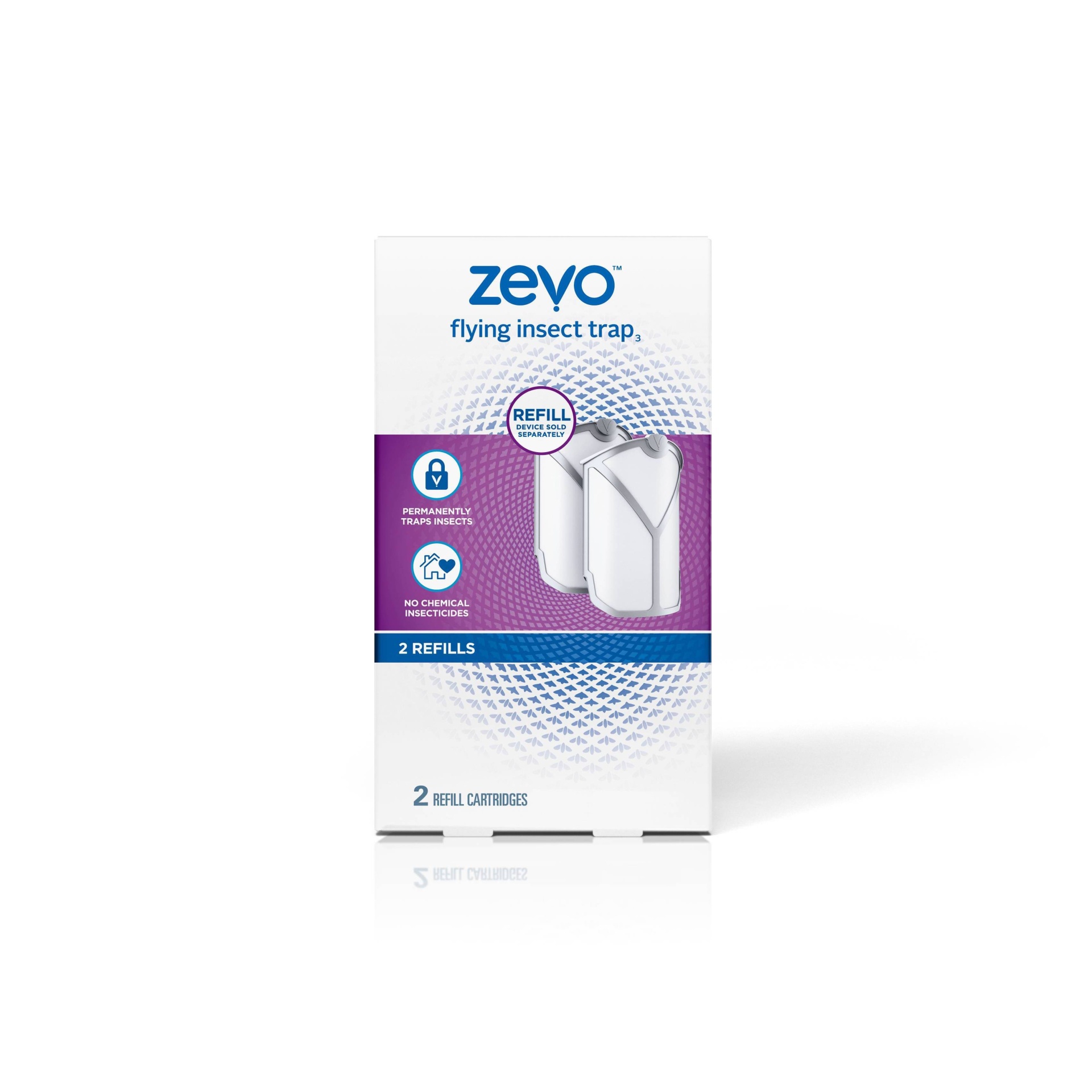 Zevo Flying Insect Trap Refill Cartridges - 2pk 2 ct