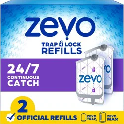 Zevo Flying Insect Trap Refills - 2ct