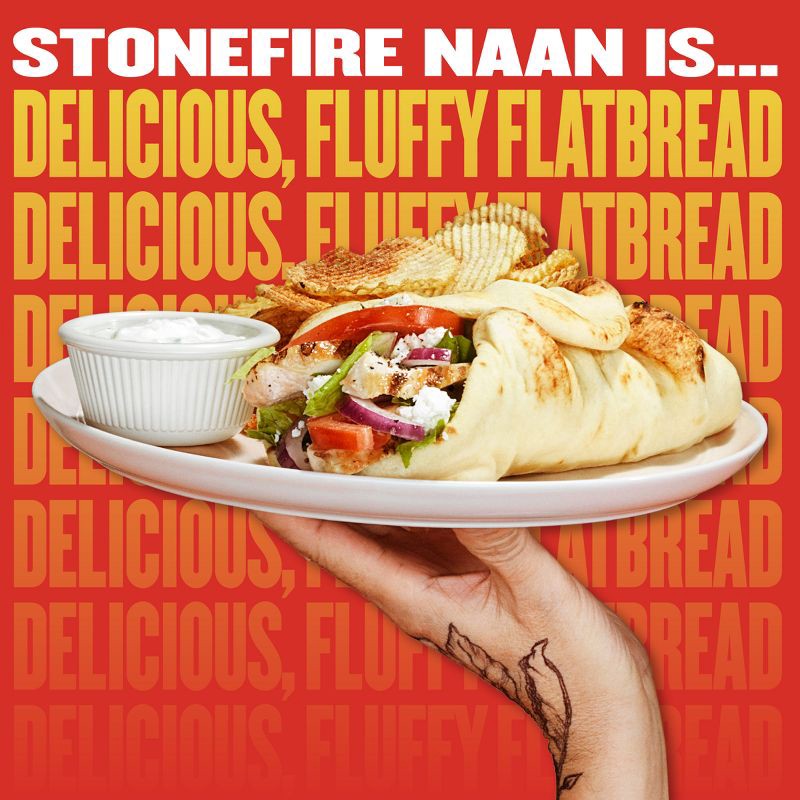 slide 4 of 8, Stonefire Original Naan Family Size - 26.4oz/6ct, 26.4 oz, 6 ct