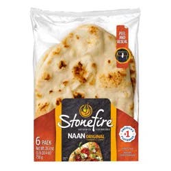 Stonefire Original Naan Family Size - 26.4oz/6ct