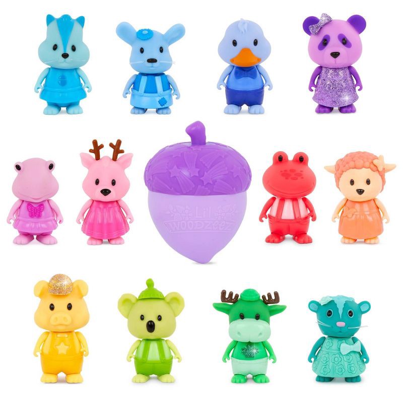 slide 6 of 12, Li'l Woodzeez Bobbleez Collection - Surprise Bobblehead Animal Toy in Acorn, 1 ct