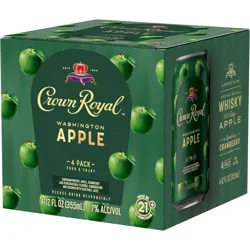 Crown Royal Washington Apple Whisky Cocktail - 4pk/355ml Cans