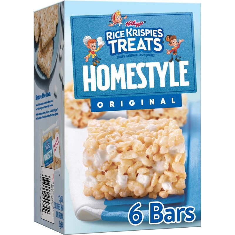 slide 1 of 10, Rice Krispies Treats Homestyle Original - 6.98oz/6ct, 6.98 oz, 6 ct