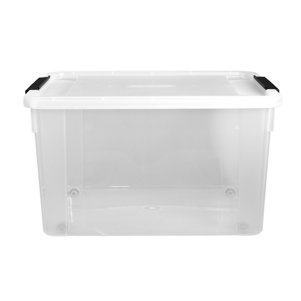 Kitchen Storage Box with Wheel Hollowed Design Large Capacity Non