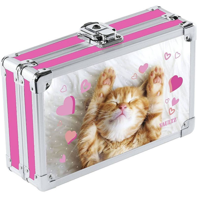 slide 3 of 4, Pencil Box Sparkle Kitten - Vaultz, 1 ct