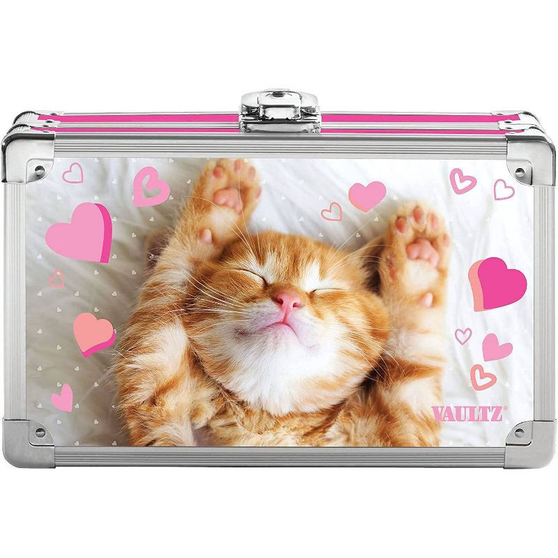 slide 1 of 4, Pencil Box Sparkle Kitten - Vaultz, 1 ct